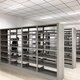錦智緣鋼制書架學(xué)校書店圖書館閱覽室鐵藝書架落地資料架辦公室置物架 亞光灰書架 雙面5層主架2000高*1000寬*450深