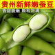 帶殼蠶豆胡豆蝶豆蘭花豆羅漢豆現摘現發(fā)白米青皮蠶豆角露天種 5斤帶殼
