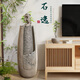 知飾室內(nèi)落地流水?dāng)[件新中式客廳裝飾噴泉招財循環(huán)水景觀新居喬遷禮品 S102-1石逸落地流水