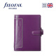 Filofax真牛皮活頁(yè)手帳記事本多功能商務(wù)辦公會(huì )議筆記本日程本效率手冊Holborn系列A7紫色025602
