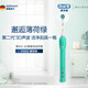 歐樂(lè )B（Oral-B）OralB/歐樂(lè )B電動(dòng)牙刷成人3D聲波旋轉小圓頭感應充電德國D16p600 p600綠色5頭（1原頭4備用頭