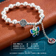 順慶銀樓足銀999手鏈夢(mèng)蝶手串手鏈國潮百搭設計送女友七夕情人節禮物 夢(mèng)蝶手串