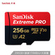 閃迪（SanDisk）TF（MicroSD）內(nèi)存卡 A2 4K V30 U3 C10 至尊超極速移動(dòng)存儲(chǔ)卡 讀速200MB/s 寫速140MB/s 256GB A2 至尊超極速移動(dòng)版 170M/S