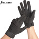 阿爾納斯 戶(hù)外全指手套耐磨黑鷹戰術(shù)手套攀巖騎行防滑手套 黑色 L