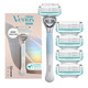 吉列（Gillette）吉列venus維納斯女士脫毛刀專(zhuān)研私護手動(dòng)刮毛刀私處除毛刀剃毛 專(zhuān)研私護1刀架4刀頭