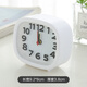 OIMG臺式創(chuàng  )意個(gè)性學(xué)生兒童鐘表床頭靜音石英鐘桌面小擺件鬧鐘電子時(shí)鐘 橢圓白色 小號