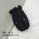 白色袖套短款蕾絲女韓版服護袖防污袖頭辦公室成人秋冬套袖 黑色 B-23