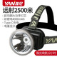 雅尼（YANI） 725led頭燈強光充電遠(yuǎn)射超亮頭戴式戶外釣魚夜釣USB感應(yīng)疝氣礦燈 725U-白光-歐司朗燈芯-電量顯示