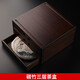錦格普洱茶盒竹制分茶盤(pán)黑茶開(kāi)茶盤(pán)茶針茶刀茶道零配單層開(kāi)賞茶盤(pán)空盒 碳竹三層茶盒（無(wú)茶刀）