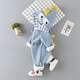 圓圓米米0-3-9-12個月嬰兒連體衣秋季滿月春秋衣服新生兒寶寶秋冬裝外出服 LXT春秋雙層恐龍藍(lán)色 90cm