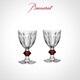 Baccarat巴卡拉 哈酷系列 1841 紅酒對杯 藍結(jié) 紅結(jié)  【結(jié)婚禮物】 透明+紅色 酒杯