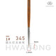 HWAHONG華虹水彩畫(huà)筆345#系列圓頭尼龍毛畫(huà)筆勾線(xiàn)筆外出寫(xiě)生短桿韓國進(jìn)口 1號/單支