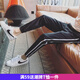 嘉曄休閑褲男寬松褲男長(zhǎng)褲男大碼男士褲子夏季9分褲男褲新款冰絲褲男 常規(guī) 二杠束腳褲款 L 建議100-115斤