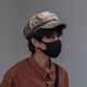 途尊（kingtrip）日系復(fù)古文藝百搭八角帽男情侶秋冬英倫報童帽貝雷帽畫家帽潮帽子 卡其 均碼 適合56-58cm頭圍