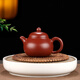 陶舍軒宜興紫砂壺 原礦大紅袍【文旦】約180cc 制壺名家制作 茶壺茶具