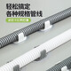 百林鳥免打孔水管固定器空調(diào)排水管洗衣機(jī)進(jìn)水管燃?xì)夤躊VC管固定扣管卡 免打孔：中號(hào)16-20mm固定管卡4個(gè)