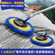 悅卡（YUECAR）彎桿洗車(chē)拖把長(cháng)柄伸縮洗車(chē)刷汽車(chē)車(chē)用刷子擦車(chē)除塵掃灰撣子工具 【升級1.6米】洗車(chē)刷+替換刷頭