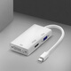 拓思曼適用蘋(píng)果電腦雷電2 thunderbolt2轉換器minidp轉hdmi/vga轉接頭拓展 白色款