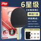 紅雙喜長膠反膠乒乓球拍正膠生膠反膠乒乓球拍星級球拍 【6星級】長反膠乒乓球拍-橫拍