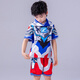 ULTRAMAN奧特曼衣服男童短袖polo套裝2025新款夏季運動(dòng)蜘蛛俠兩件套兒童裝 【澤塔】POLO短袖套裝  120 cm