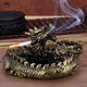 巧丂歐式復古個(gè)性創(chuàng  )意盤(pán)龍煙灰缸客廳茶桌潮流家用煙灰缸擺件 盤(pán)龍煙灰缸【古銅色】