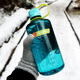 樂(lè )基因（nalgene） 美國戶(hù)外運動(dòng)水杯塑料男女健身旅行防漏耐摔窄口便攜裝開(kāi)水1升 2078-2062蔚藍色 1000ml