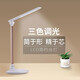 康銘LED臺燈學(xué)習(xí)專用護(hù)眼兒童學(xué)生宿舍燈臺風(fēng)床頭閱 插電款三色臺燈