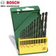 博世（BOSCH）麻花鉆頭套裝1-10mm高速鋼不銹鋼金屬電鉆打孔鉆頭 博世麻花鉆13只套裝