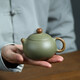 尊壺宜興紫砂壺絞泥西施壺紫砂手工紫砂泡茶壺功夫茶具豆青砂西施壺 絞泥西施壺 180ml
