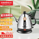 金灶（KAMJOVE） E-400電熱水壺 304不銹鋼燒水壺電茶壺 家用快壺迷你自動(dòng)斷電茶具電水壺 【快速沸騰 自動(dòng)斷電】 0.8L