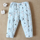 棉花詠手工嬰幼兒童裝純棉花棉褲男女寶寶加厚棉服內穿保暖秋冬季長(cháng)褲子 藍色小樹(shù) 80cm
