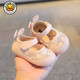 G.duck小黃鴨秋季新款小童軟底學(xué)步鞋子女寶寶涼鞋公主鞋0-1-2歲嬰兒鞋 粉紅色 18 碼 內長(cháng)14cm