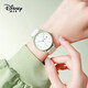 迪士尼（Disney）手表女學(xué)生初高中生機(jī)械電子表2025新款靜音生日禮物只看時(shí)間腕表 時(shí)尚綠白