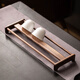 瓷牌茗茶具（cipaiming teaset）復(fù)古實(shí)木杯架書(shū)房家用茶杯瀝水架手工古樸茶桌置物架功夫茶具配件 北美胡桃木杯架