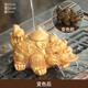 星皆滿(mǎn) 茶寵擺件貔貅財(cái)源滾滾 茶桌茶盤(pán)茶具配件發(fā)光變色茶玩可養(yǎng) 發(fā)光變色金財(cái)源滾滾貔貅