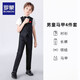 羅蒙兒童禮服馬甲套裝西服主持人畢業(yè)演出服兒童鋼琴表演服裝英倫西裝 馬甲+長(zhǎng)褲+短袖襯衫+領(lǐng)結(jié) 130