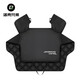 洛克兄弟（ROCKBROS） 電動(dòng)車(chē)擋風(fēng)被冬季摩托電瓶車(chē)防風(fēng)罩防寒加絨加厚保暖冬天 升級款 加寬加厚 鎖溫保暖-黑色