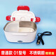 艾納迪電熱飯盒 304免注水插電加熱保溫餐盒車載12v24v上班族用加熱飯盒 紅色C01款免注保溫飯盒【一格】 220V電源插頭+車載插頭+餐具