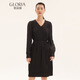 歌莉婭（GLORIA）Gloria/歌莉婭   三醋酸拼接連衣裙  1A7L4K680 00B黑色 M