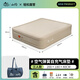 山約彈絲云床拉絲充氣床墊戶(hù)外露營(yíng)家用打地鋪充氣床全自動(dòng)氣墊床 三人空氣彈簧自動(dòng)充氣床