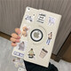 HONLI適用ipad11代A16平板保護套2025可愛(ài)卡通皮套pro11英寸air7/6/5旋轉10代9th蘋(píng)果mini7全包平板殼子 白色720旋轉荔枝紋【配個(gè)性DIY貼紙】 iPad11代A16