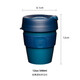 KEEPCUP 澳洲咖啡杯外帶便攜隨手隨行水杯子小容量櫻花自帶杯情侶杯戶(hù)外塑料杯云杉340ml