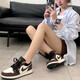 耐克（NIKE）板鞋aj1男女鞋Low情侶新款低幫輕便防滑運(yùn)動(dòng)休閑籃球鞋子【尖貨】 DM0589/DC6991-200 白棕 37.5