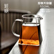 班意 公道杯 加厚 大號(hào) 方形茶海 耐熱玻璃550ML分茶器 550ML大容量(方形公杯) 天圓地方