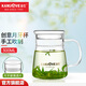 金灶（KAMJOVE）茶杯 茶水分離杯 耐熱玻璃泡茶杯子 帶過濾創(chuàng)意水杯 辦公個(gè)人杯 300ml/TP-601（透明手柄）