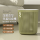 ABEPC無(wú)蓋垃圾桶12L家用衛(wèi)生間客廳廚房臥室創(chuàng)意鏤空紙簍高顏值薄荷綠