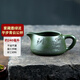茗陽(yáng)宜興原礦紫砂公道杯純全手工墨綠泥茶具茶海茶道分茶器平步青云 原礦墨綠泥