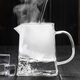 聚器堂公道杯玻璃 加厚耐熱大號公杯 透明分茶器 帶把手茶海茶漏套裝 CH-09玻璃公道杯300ml