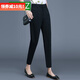 DGPZ休閑褲女百搭女褲顯瘦女通勤OL職業(yè)上班面試正裝褲YS2154 黑色九分 2XL （135-145）斤