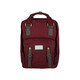 Doughnut Macaroon 甜甜圈旅行雙肩包男女包休閑包輕便學(xué)生電腦背包 酒紅 16L